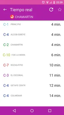 InterUrbanos android App screenshot 1