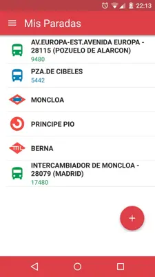 InterUrbanos android App screenshot 3