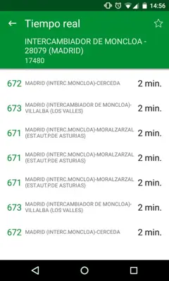 InterUrbanos android App screenshot 5